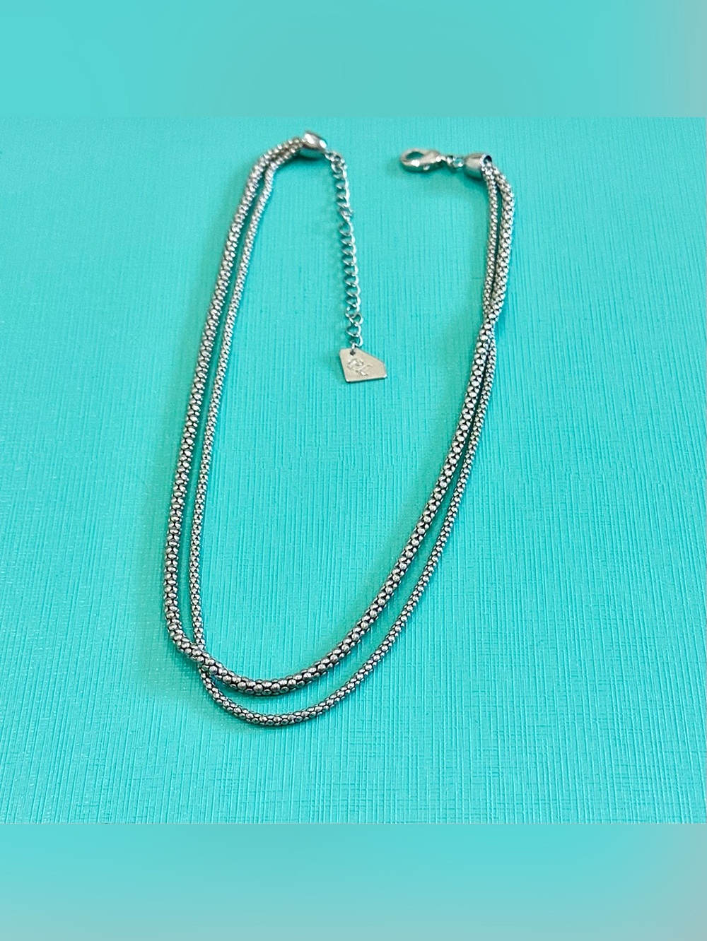 Park Lane Double-Chain Necklace - Silver